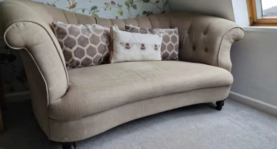 Sofology 2 seat sofa and footstool