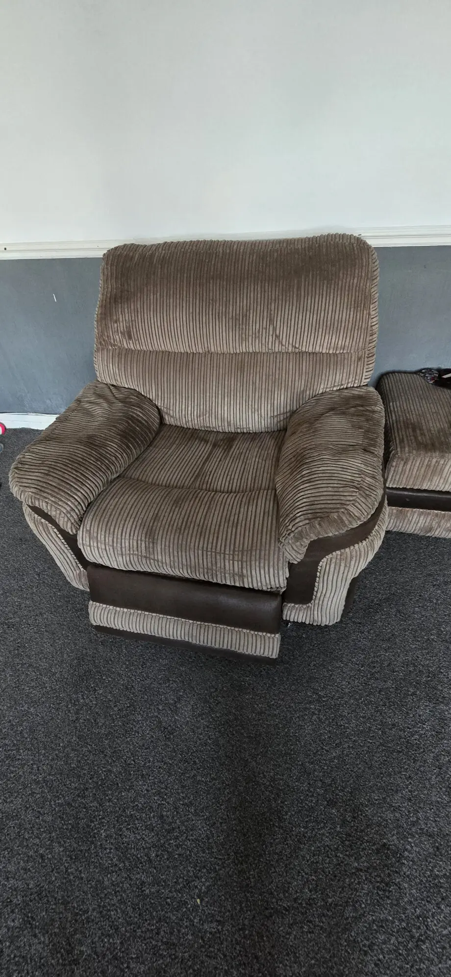 DFS corner sofa + recliner chair