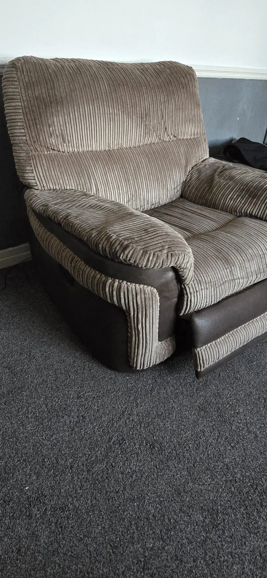DFS corner sofa + recliner chair