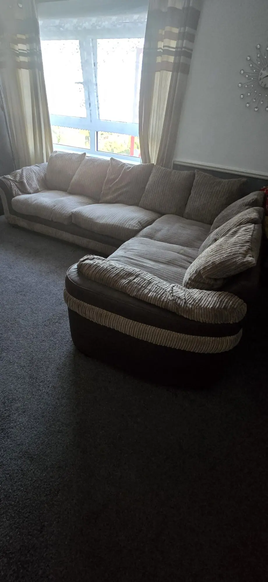 DFS corner sofa + recliner chair