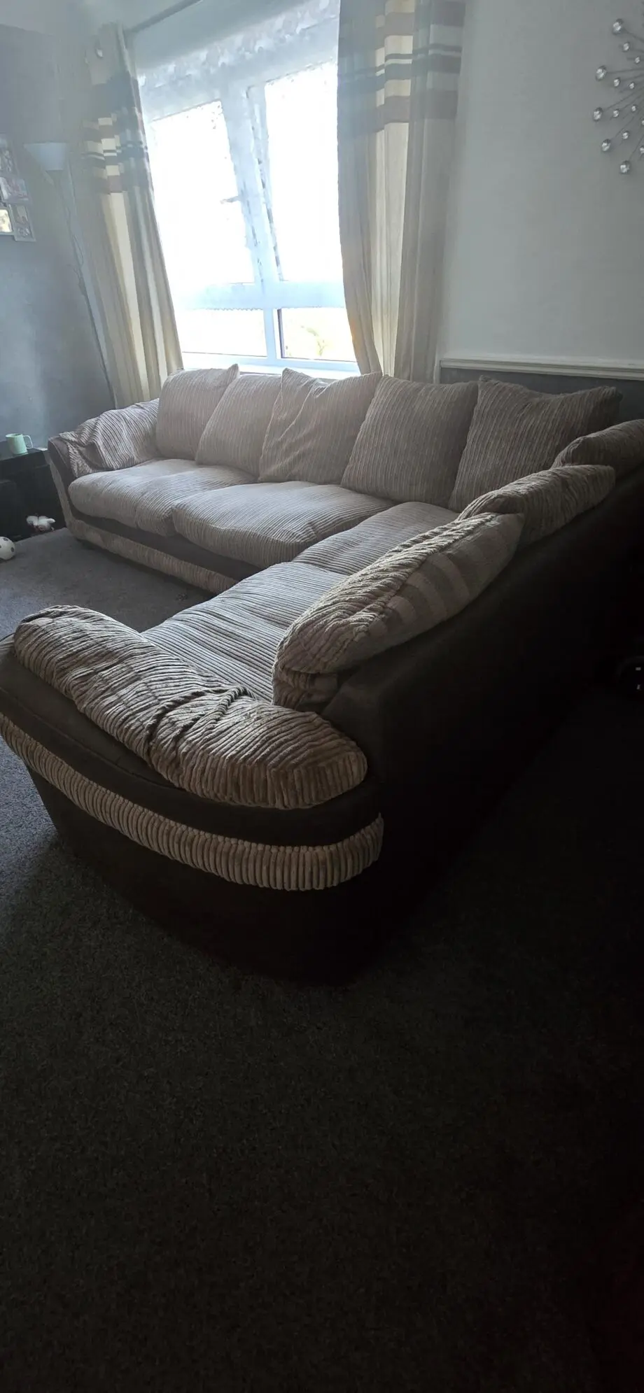 DFS corner sofa + recliner chair