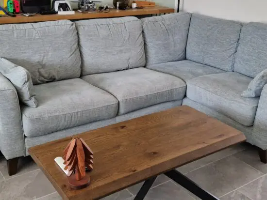 Furniture Village Brondby Corner Sofa with Footstool