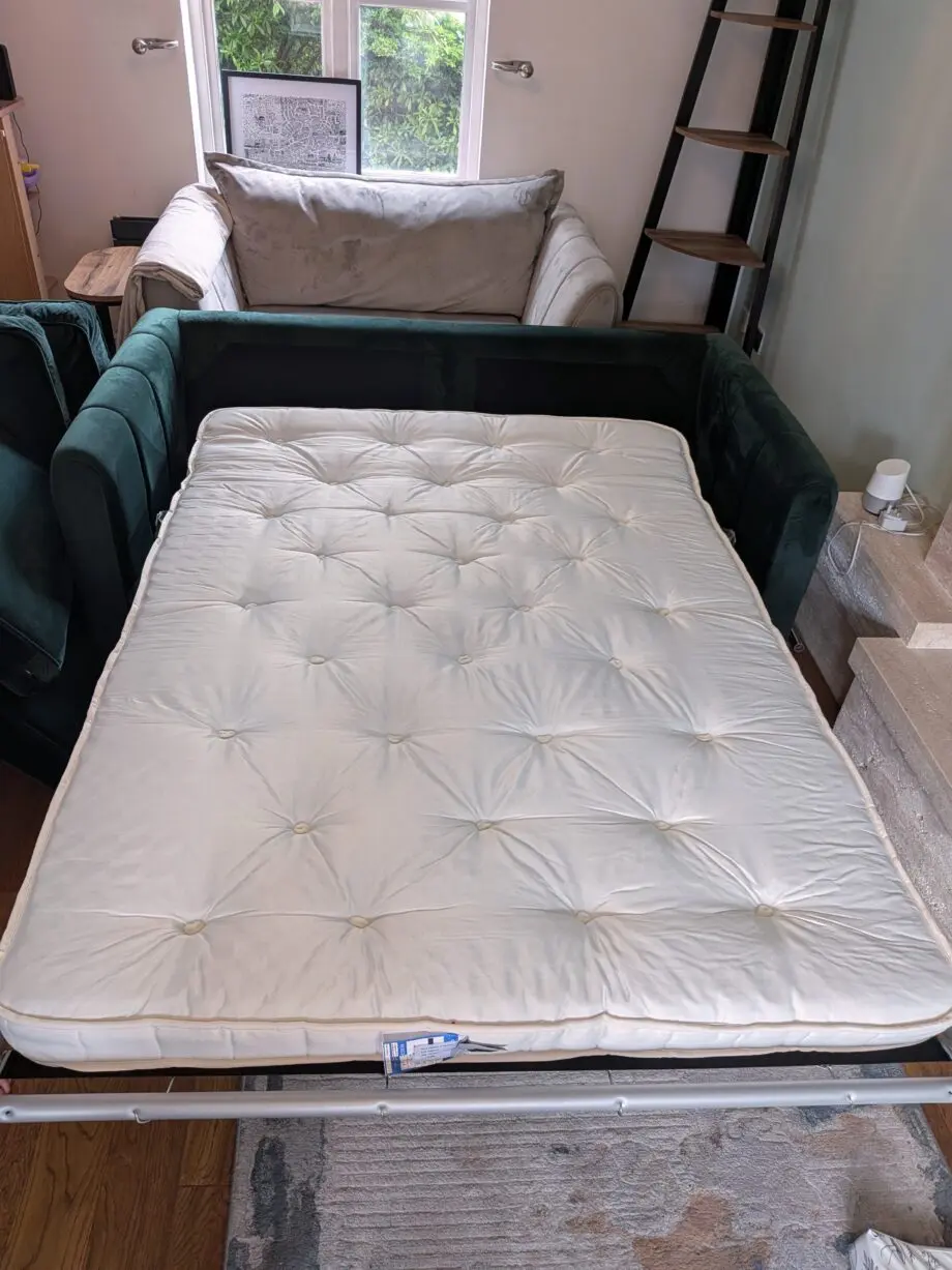 Sofology Islington 3 Seater Sofa, Hypnos Deluxe Sofa Bed - Emerald Green