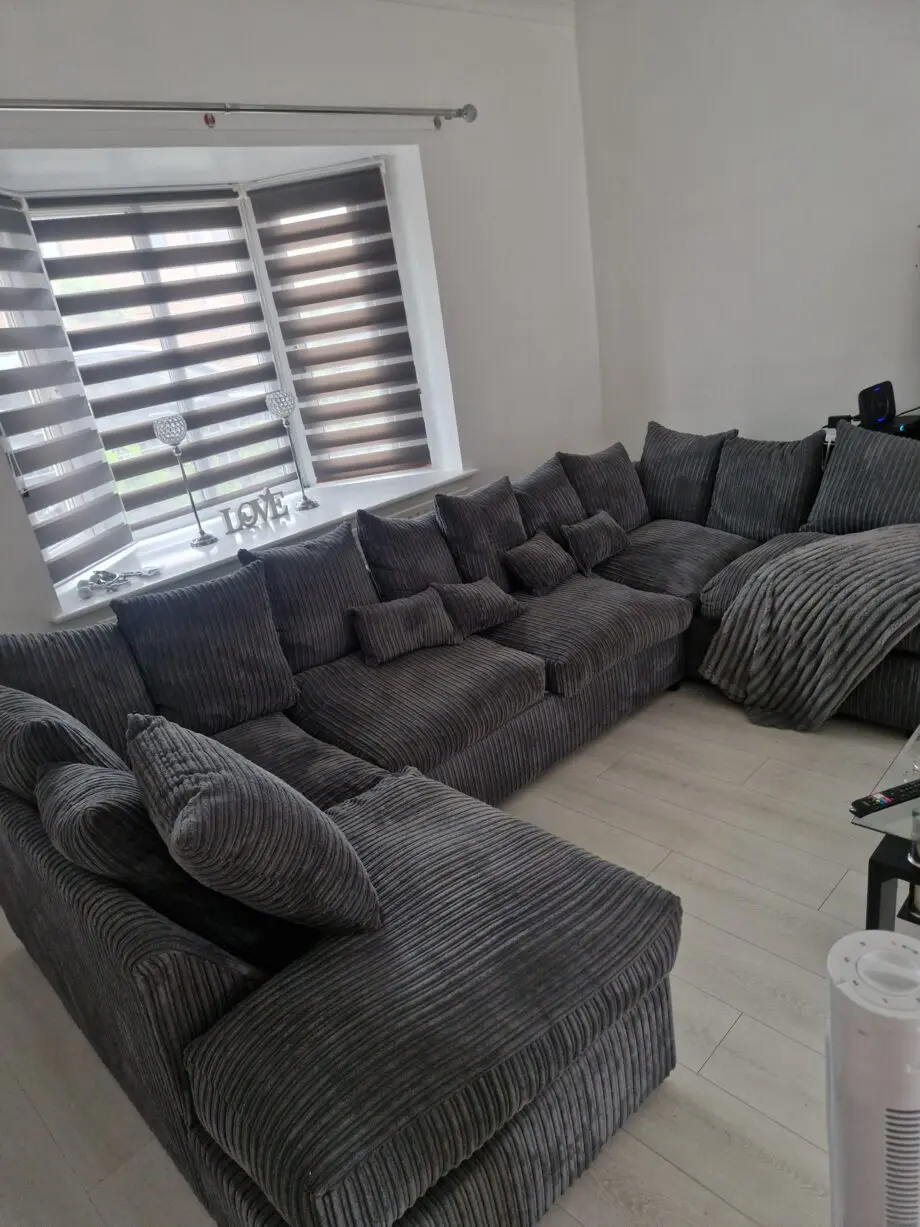 Jumbo xl u shape sofa