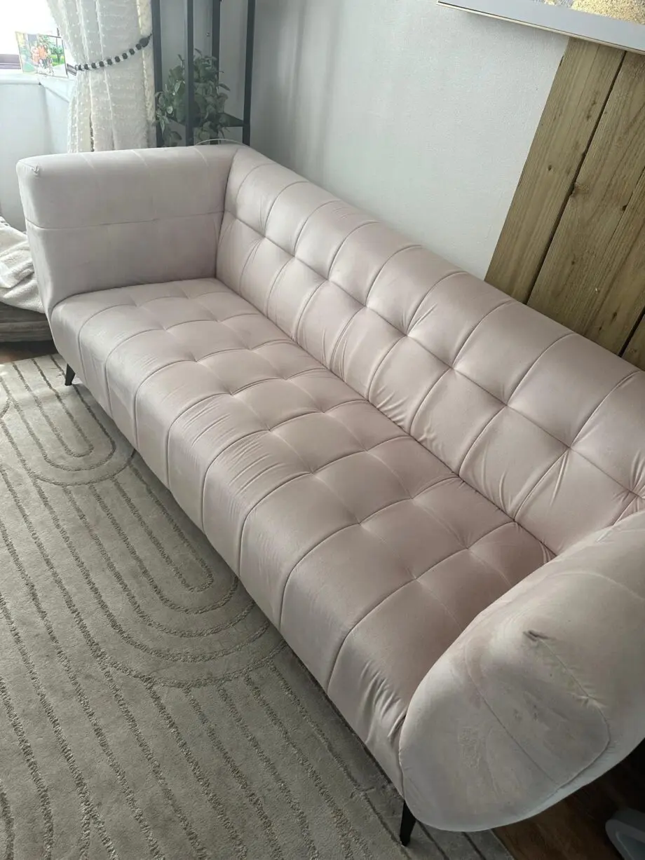Pink sofa set