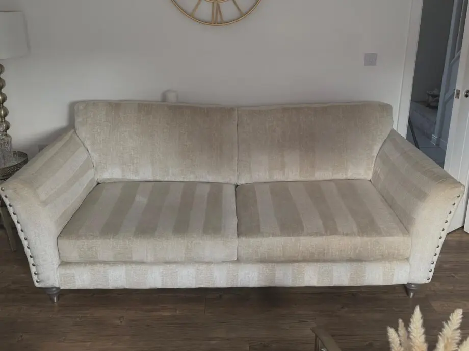 Lawrie oyster combination thick luxurious chenille fabric