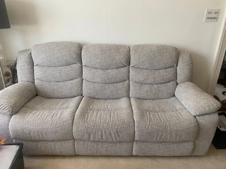 Oakland Furniture Recliner 3 Piece Beige/Brown Set