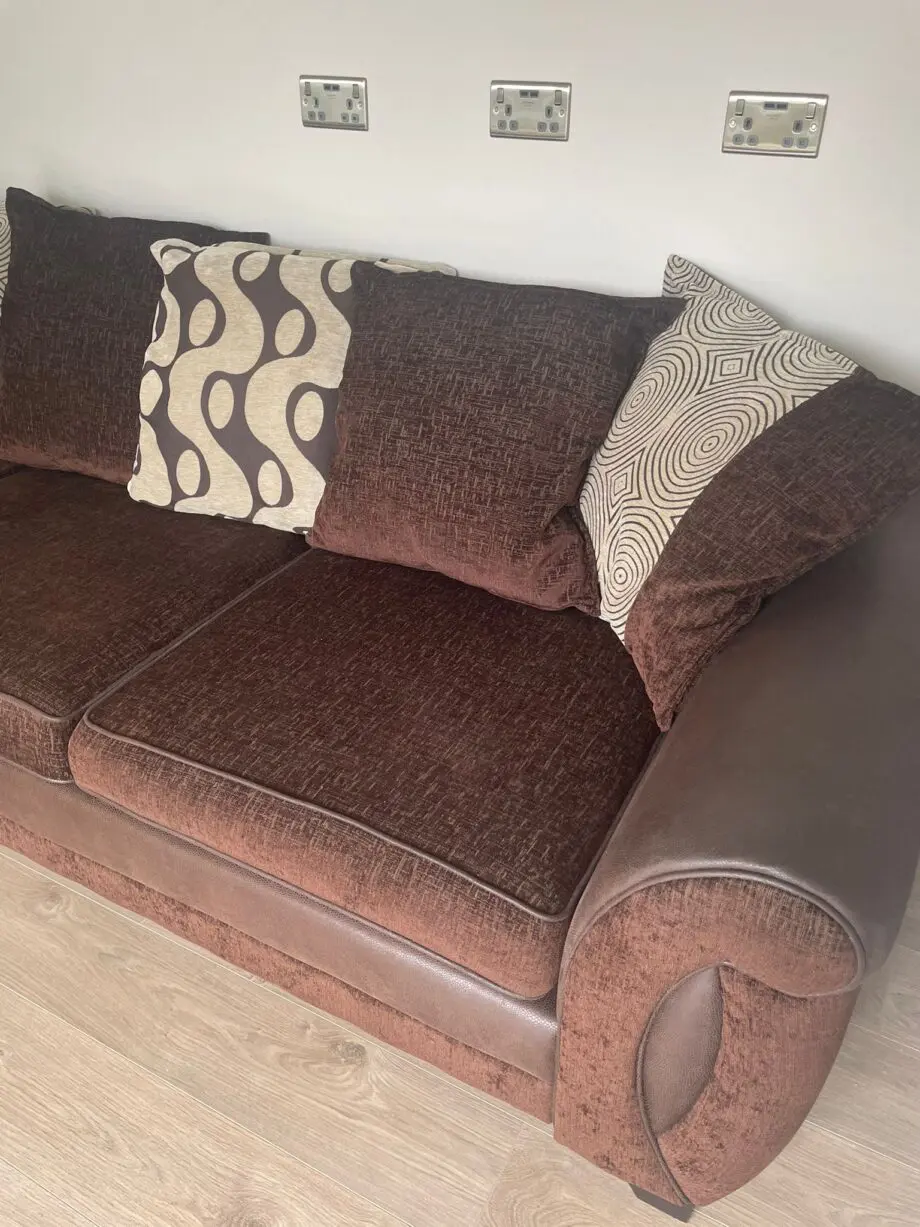 DFS Brown Corner Sofa