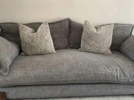 DFS PLATINUM SENSUOUS (NOW CALLED LORENZA) 4 SEATER SOFA & ARMCHAIR
