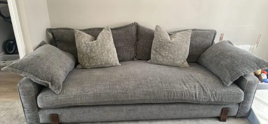 DFS PLATINUM SENSUOUS (NOW CALLED LORENZA) 4 SEATER SOFA & ARMCHAIR