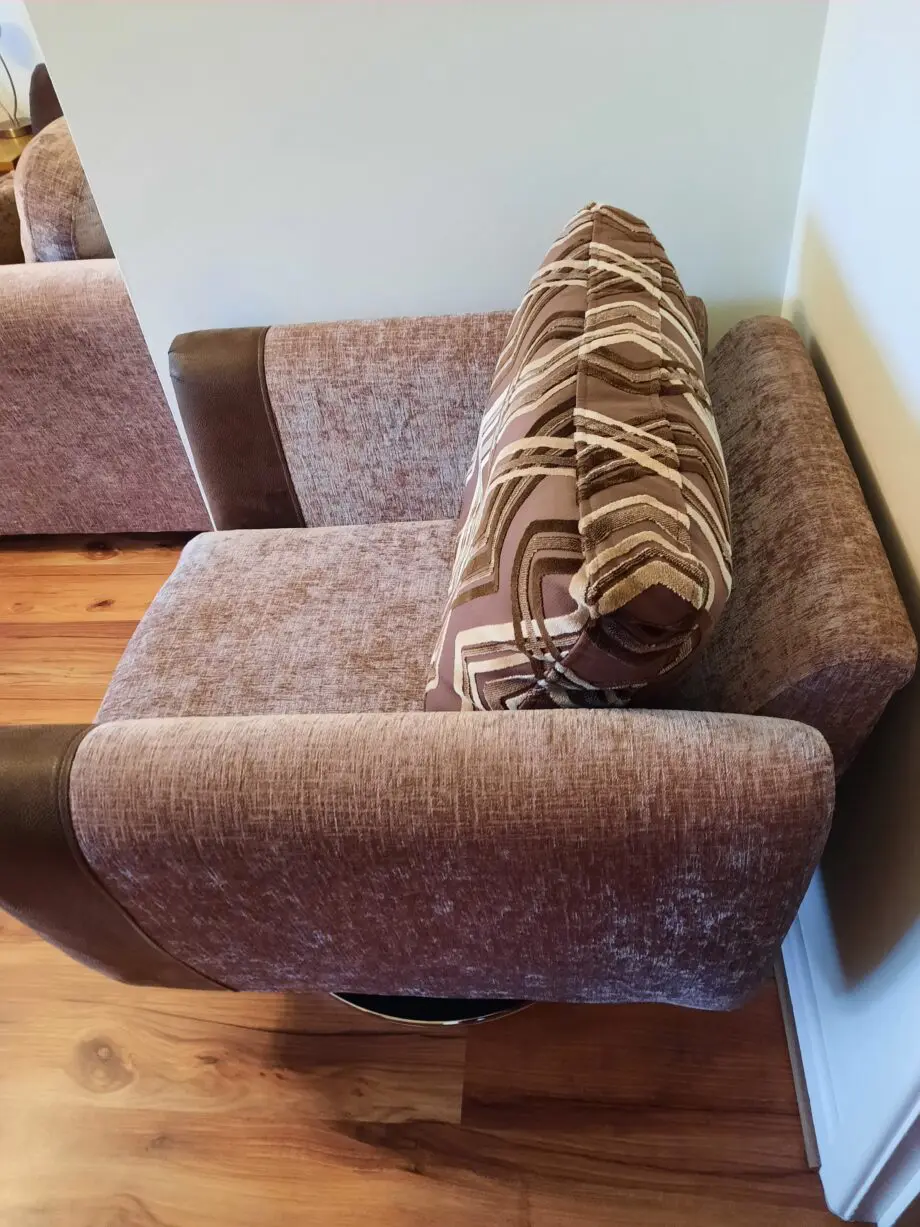 DFS Sofa set ,3 piece brown/latte