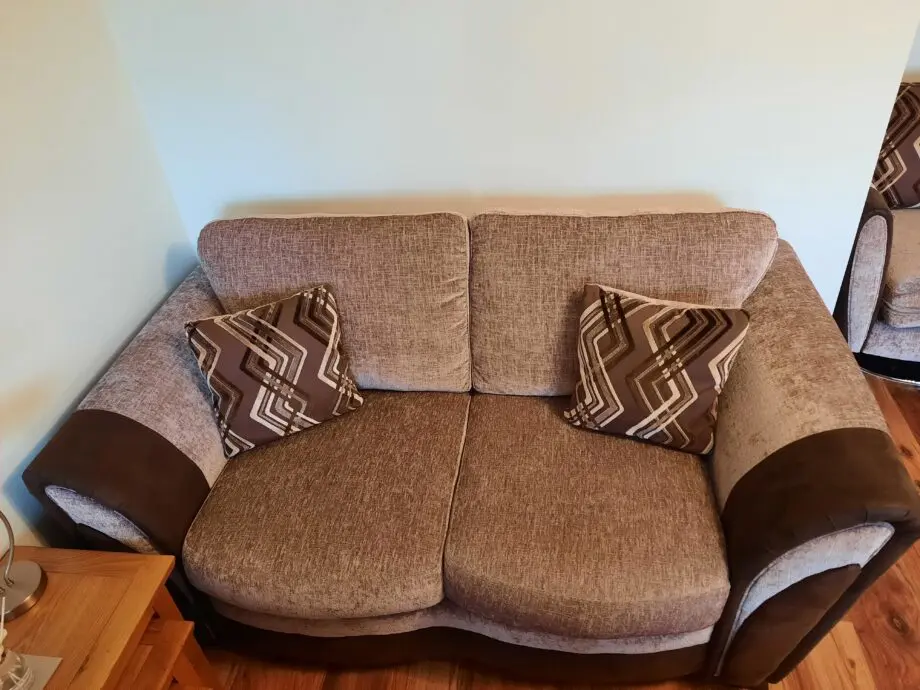 DFS Sofa set ,3 piece brown/latte