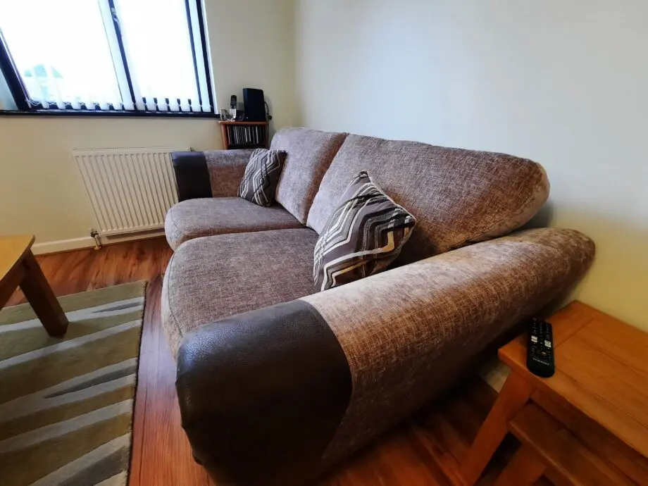 DFS Sofa set ,3 piece brown/latte
