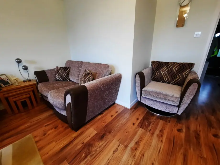 DFS Sofa set ,3 piece brown/latte