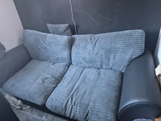 Argos 3 seater sofa charcoal/grey