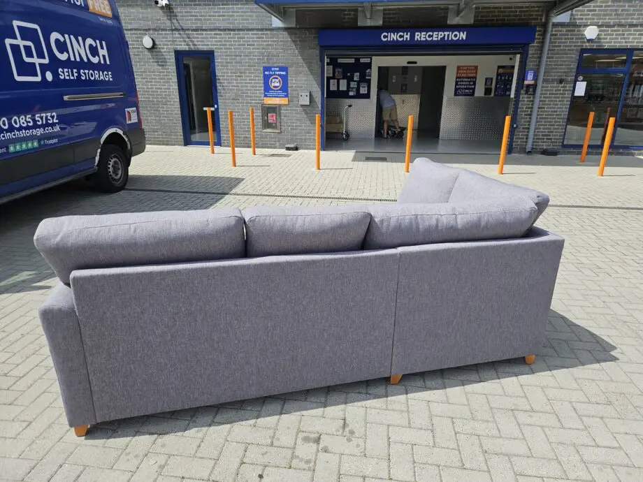 Willow & Hall - Grey - Alderton Chaise Corner Sofa Bed