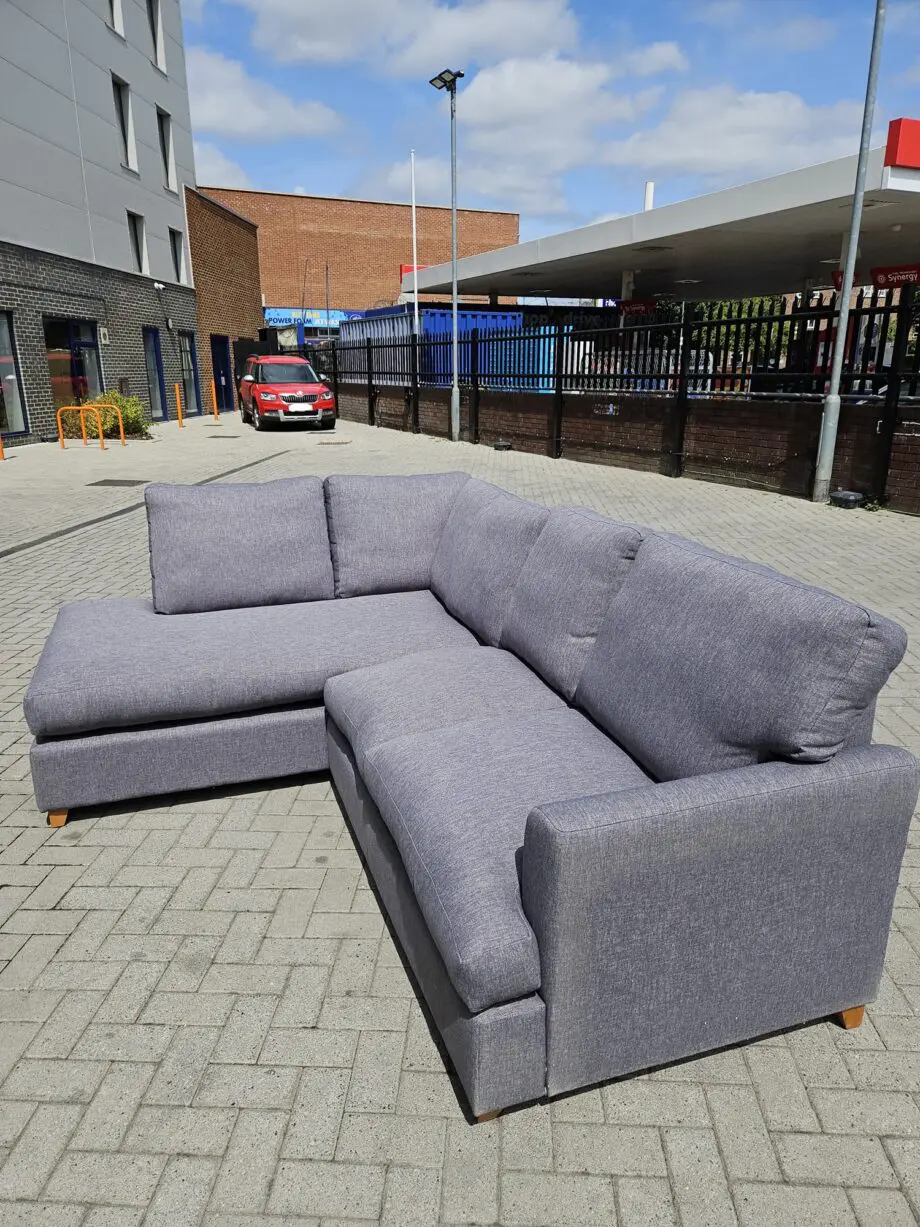 Willow & Hall - Grey - Alderton Chaise Corner Sofa Bed