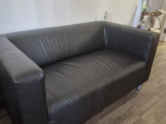 Black sofa