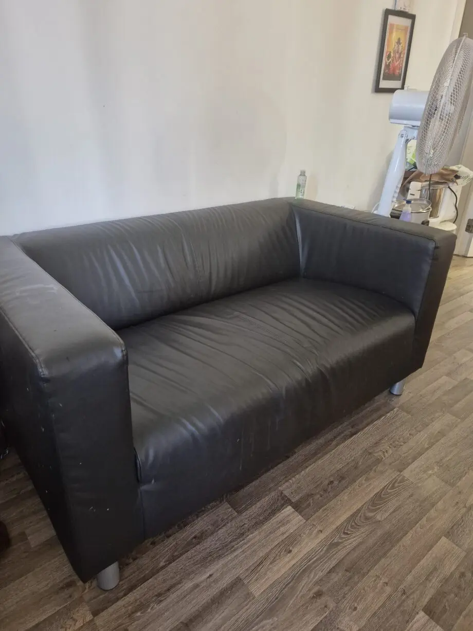 Black sofa