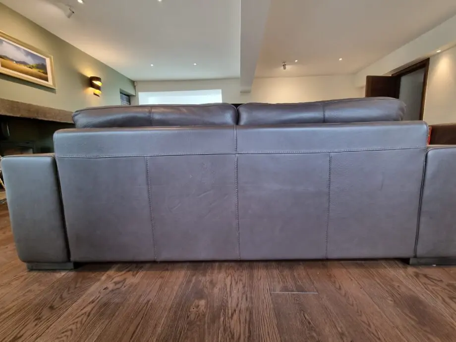 Natuzzi 3 seater in brown leather