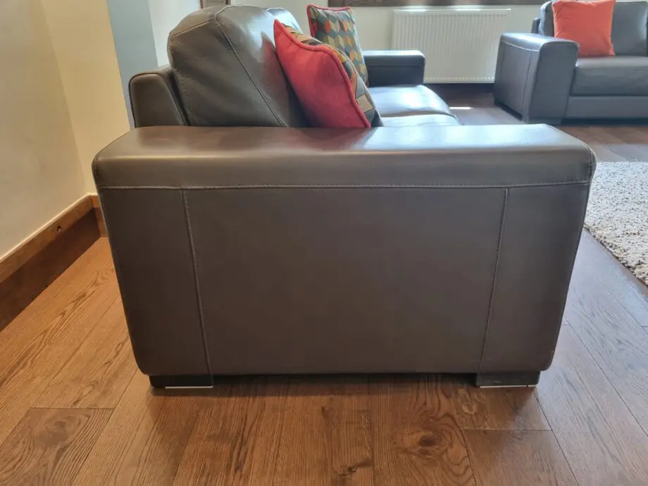 Natuzzi 3 seater in brown leather
