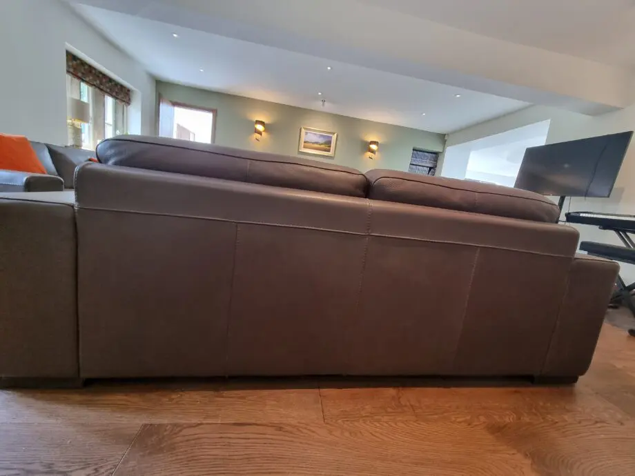 Natuzzi 3 seater in brown leather
