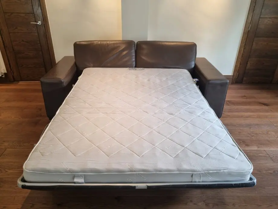 Natuzzi 3 seater in brown leather