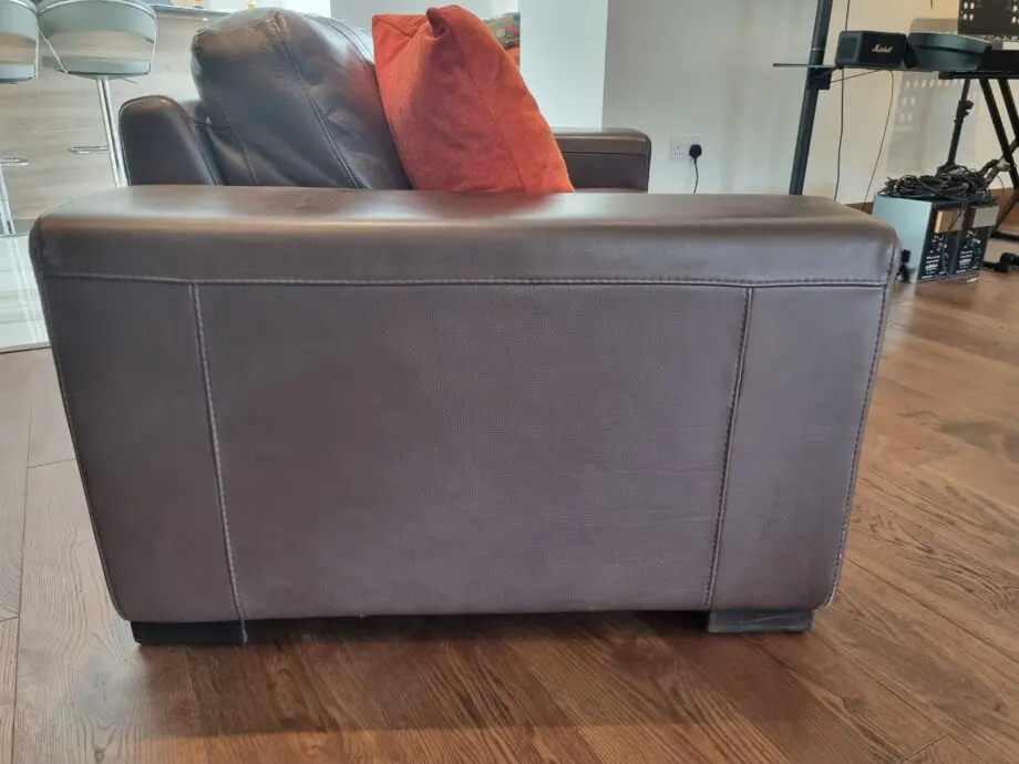 Natuzzi 2 seater in brown leather