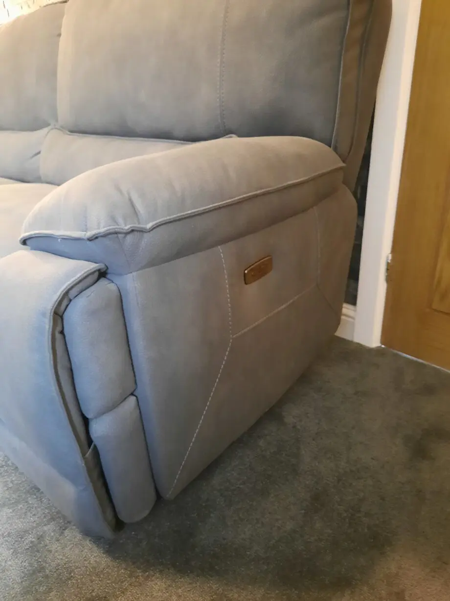 Power reclining sofa