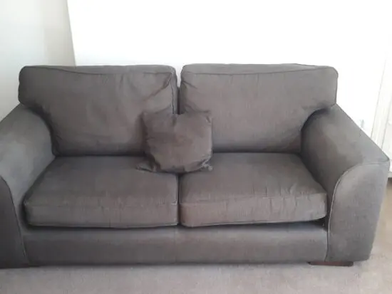 Brown 2 seater sofa