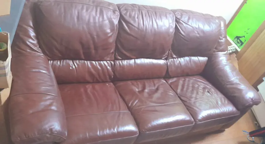 Genuine Leather 3 seater sofa