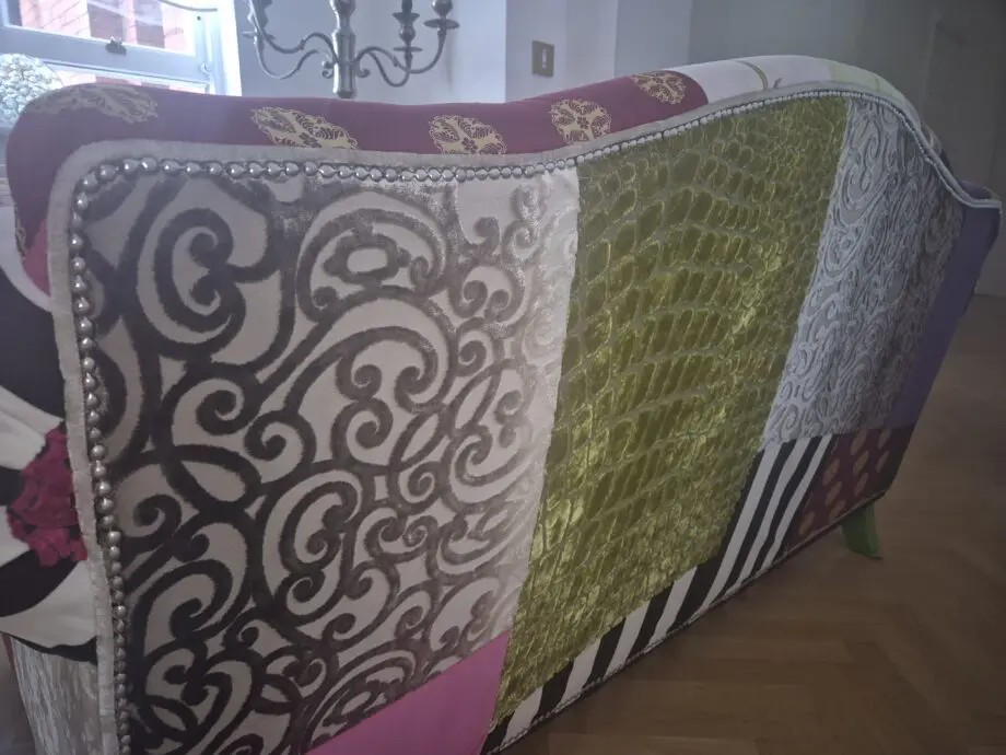 Bespoke multi coloured 2 seater