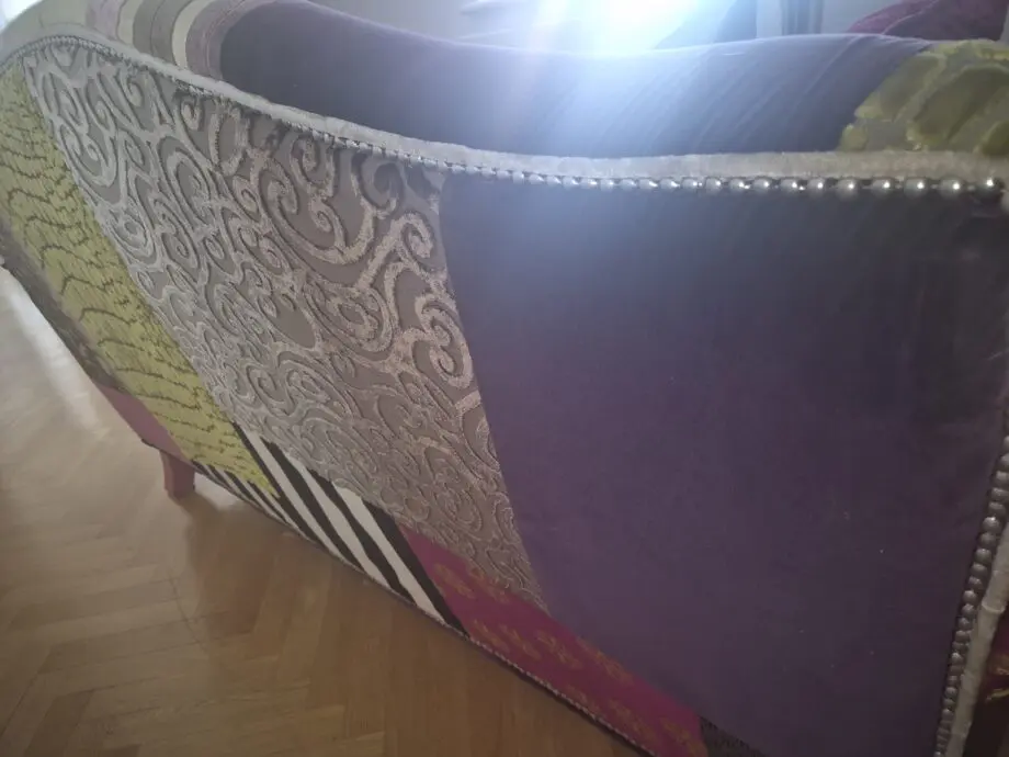 Bespoke multi coloured 2 seater