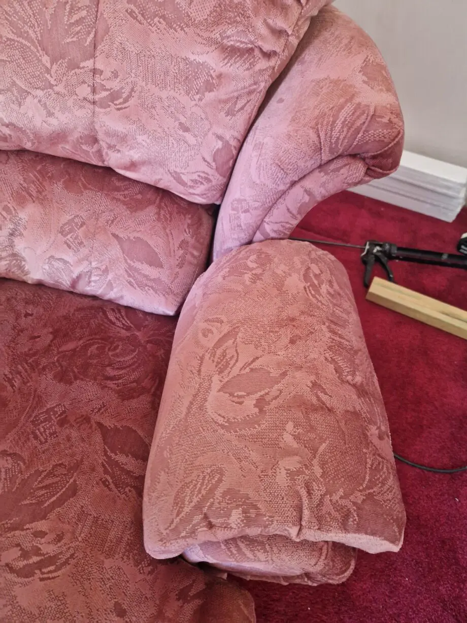 G Plan 3 Seater Sofa and Armchair - Upholstered by Kevin Webb