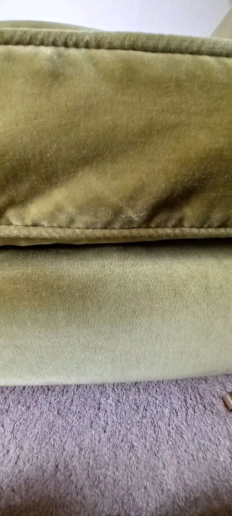 Beautiful Olive Velvet Sofa.com Two Seater Sofa