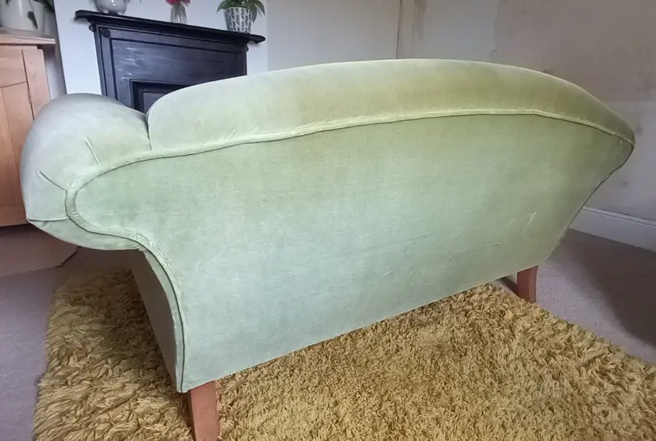 Beautiful Olive Velvet Sofa.com Two Seater Sofa