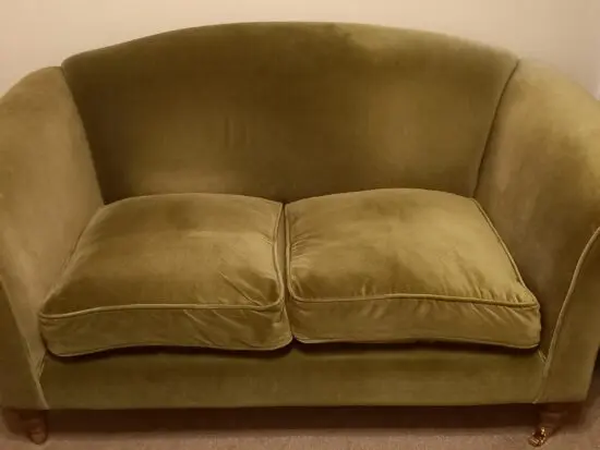 Beautiful Olive Velvet Sofa.com Two Seater Sofa