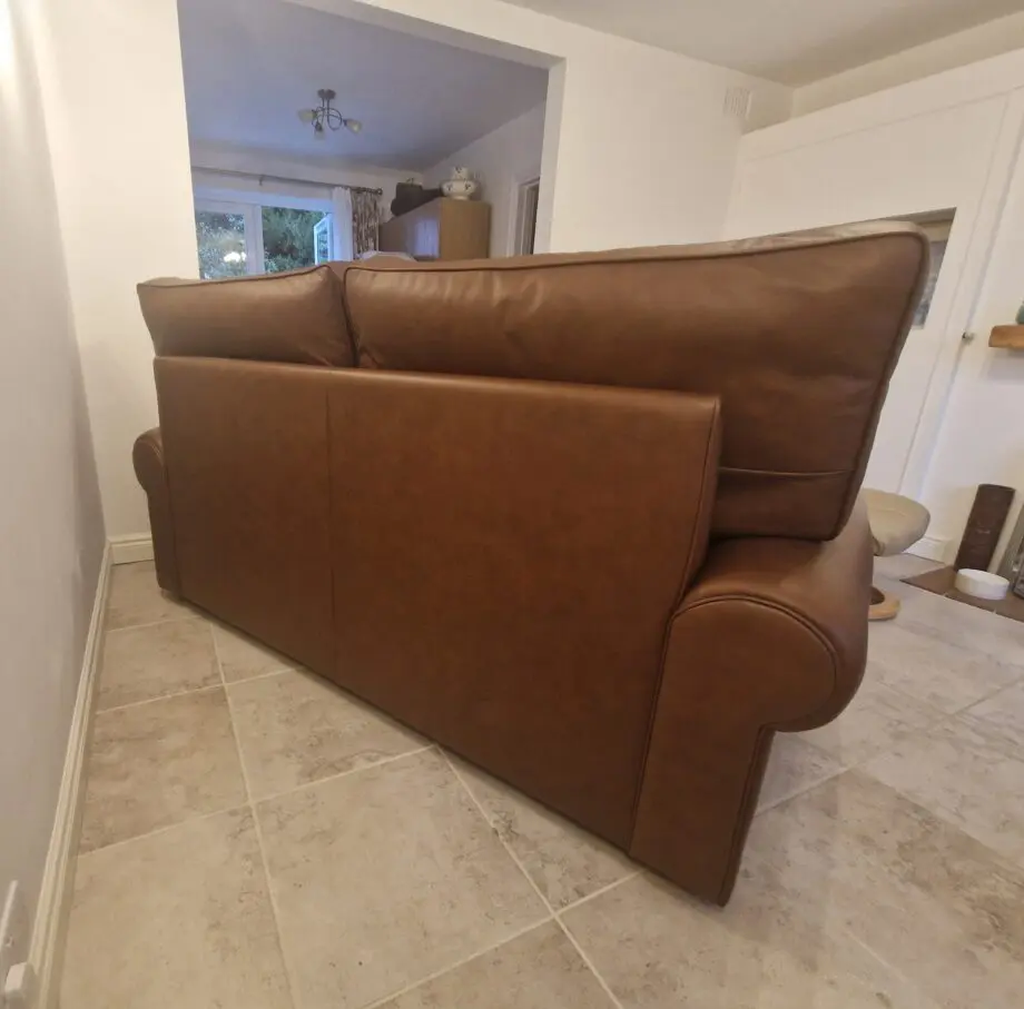 Springvale Clio 3 Seater Leather Sofa British Built