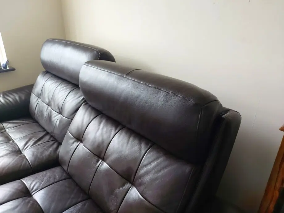 Rockville leather recliner and head tilt Layzboy sofa