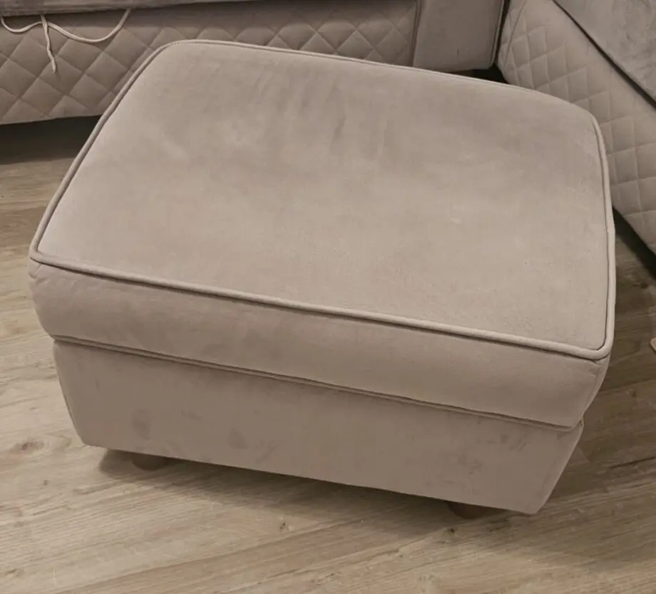 Sofology Shimmer plush silver sofa set