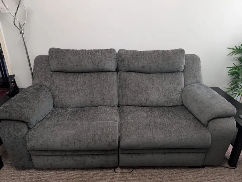 2 seater DFS electric recliner sofa