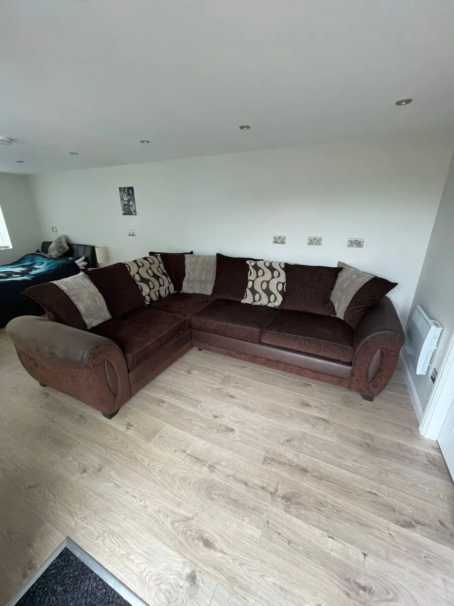 DFS Brown Corner Sofa