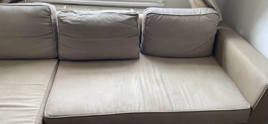 IKEA Beige Corner Sofa With Storage