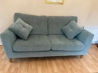 Eton 3 seater sofa, Duck Egg