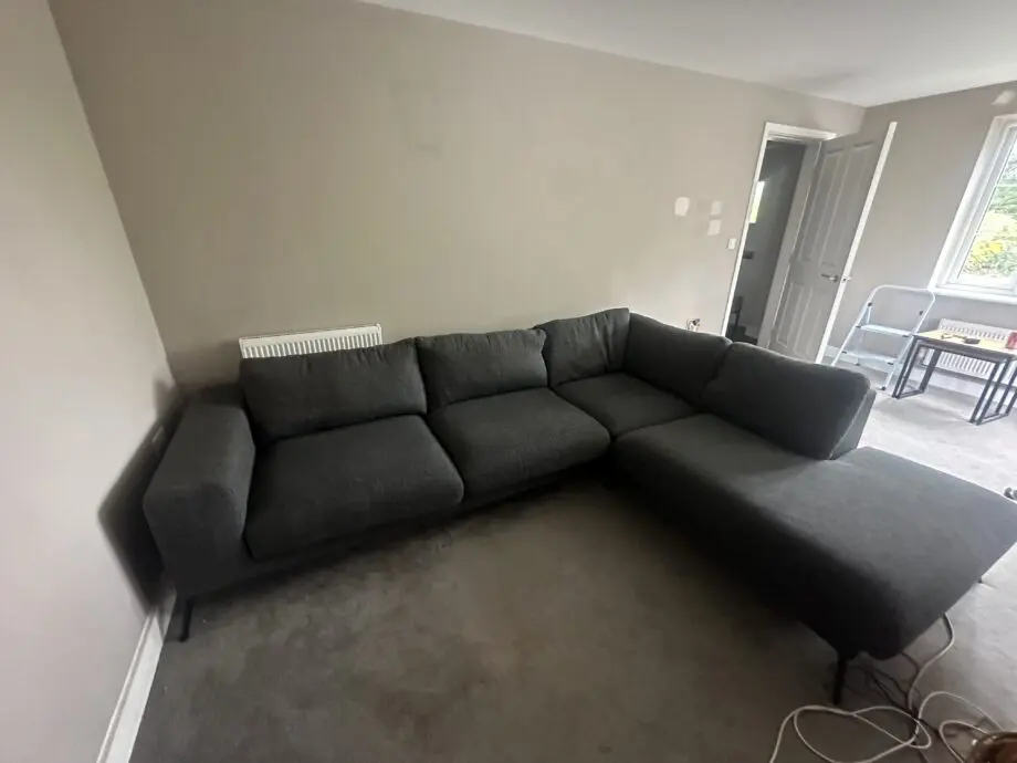 DFS Charcoal Grey Corner Sofa