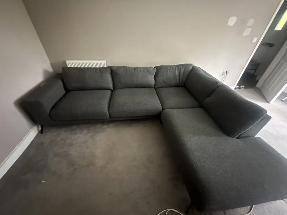 DFS Charcoal Grey Corner Sofa