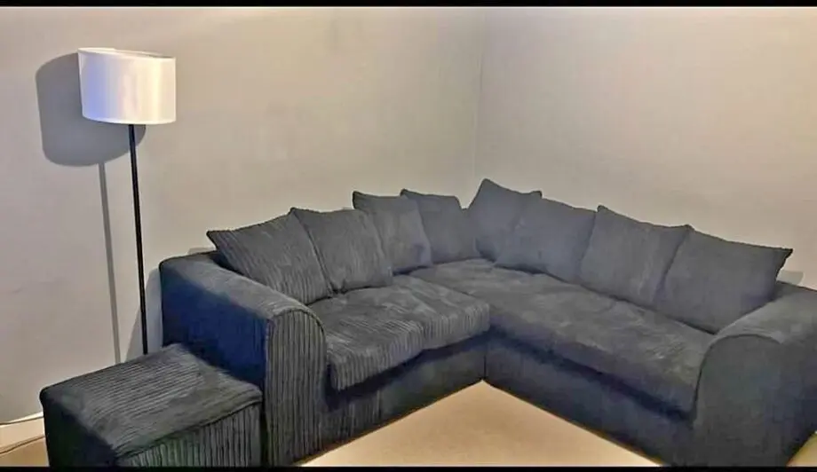 corner sofa 5 seater with footstool