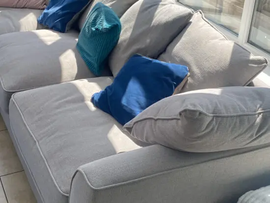 FW Homestores Grey Corner Sofa