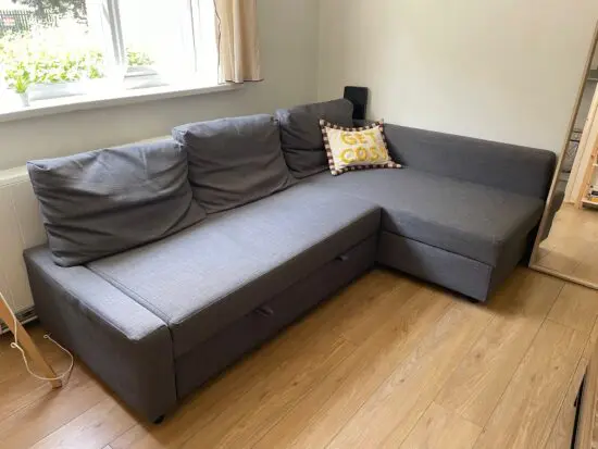Grey Ikea Friheten Sofa Bed