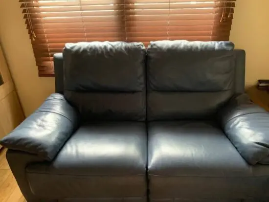 DFS Denim Blue Falcon Power Recliner Sofa Set
